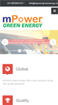 Mobile Screenshot of mpowergreenenergy.com